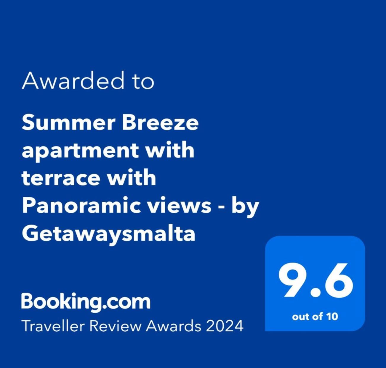 Apartman Summer Breeze With Terrace With Panoramic Views - By Getawaysmalta Mellieħa