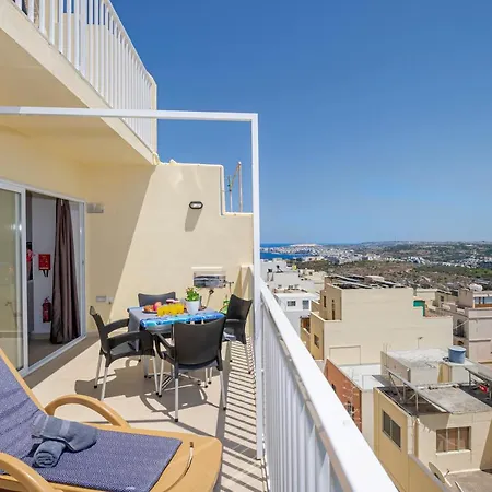 Summer Breeze Apartment With Terrace With Panoramic Views - By Getawaysmalta Mellieha Exterior photo
