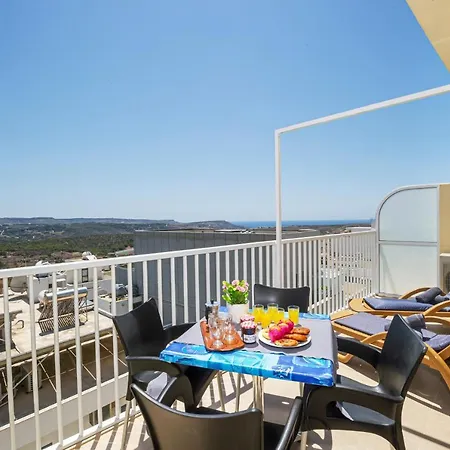 Summer Breeze Apartment With Terrace With Panoramic Views - By Getawaysmalta Mellieha Exterior photo